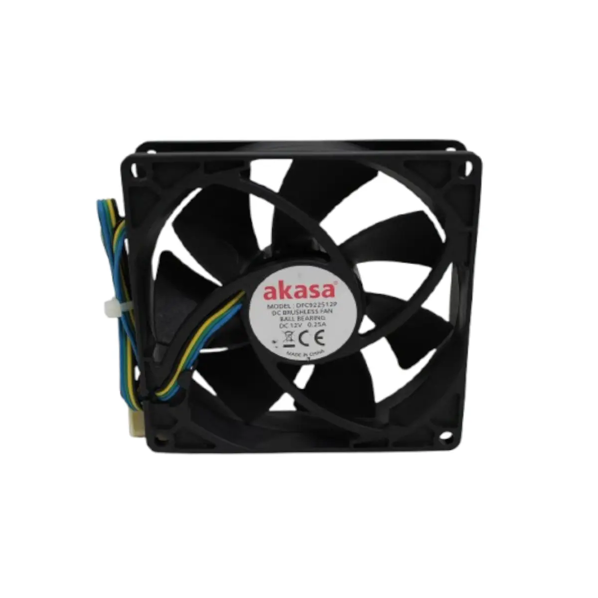 AKASA DFC922512P 90X90X25 12VDC 0.25A Mini Ventilador Akasa Dfc922512p 0.25a 90x90x25 12vdc - Imagem 1