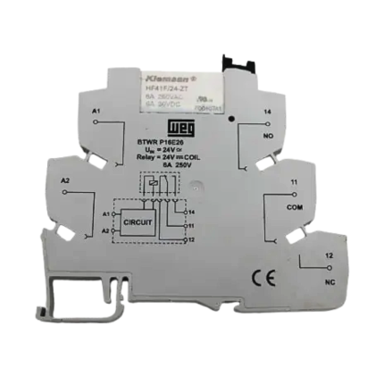 Relé De Interface Weg 6a 250v  24v  Btwr P16e26