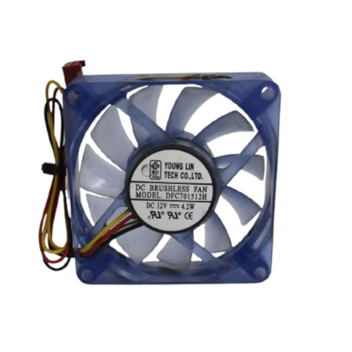 YOUNG LIN DFC701512H 70X70X15 12VDC Mini Ventilador Young Lin Dfc701512h 4.2w 70x70x15 12vdc - Imagem 1