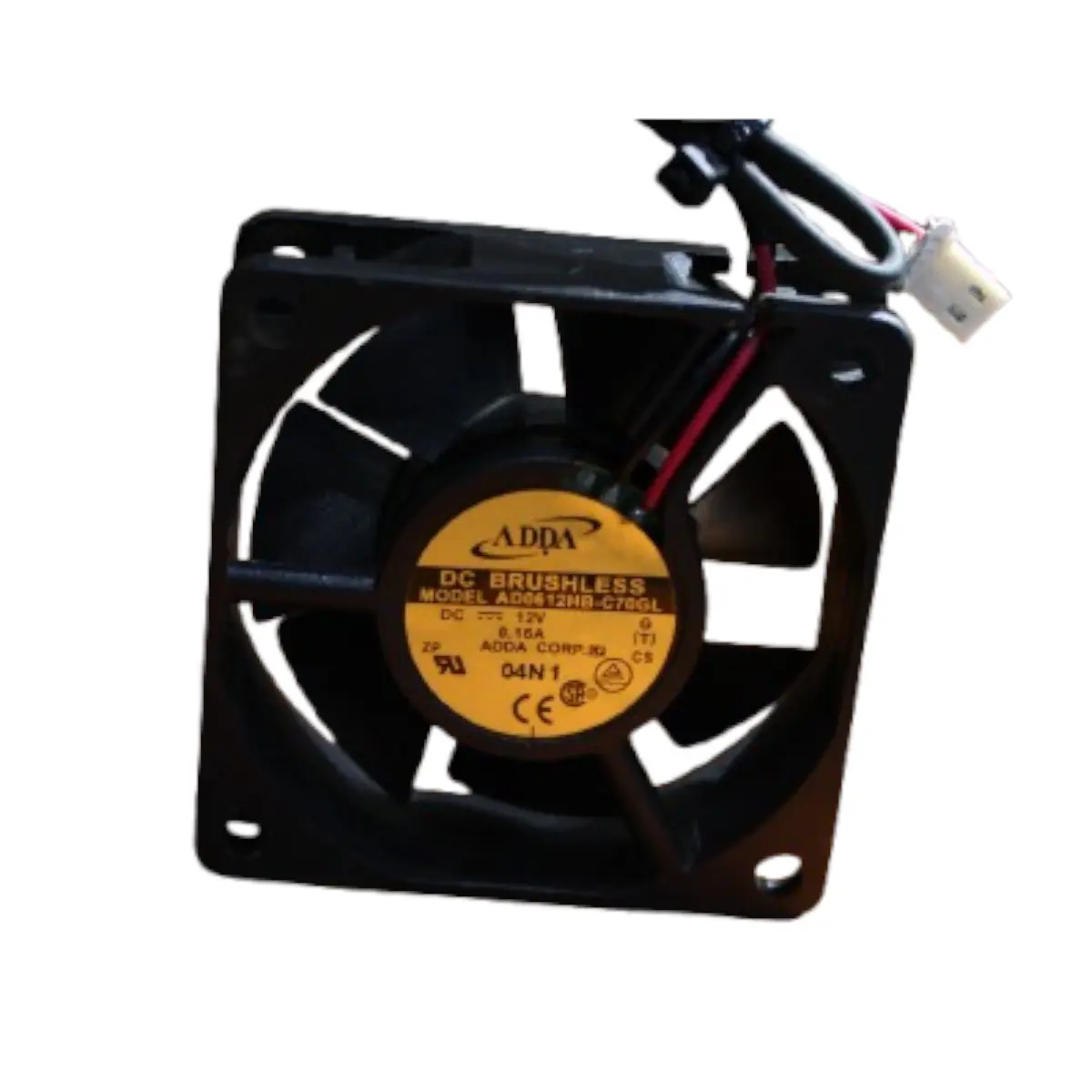 adda 60x60x20 12vdc Mini Ventilador Adda Ad0612hb-c70gl 60x60x20 12vdc 0.16a - Imagem 1