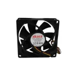 Mini Ventilador Akasa Dfs802512hs3s 80x80x25 12vdc 2.4w