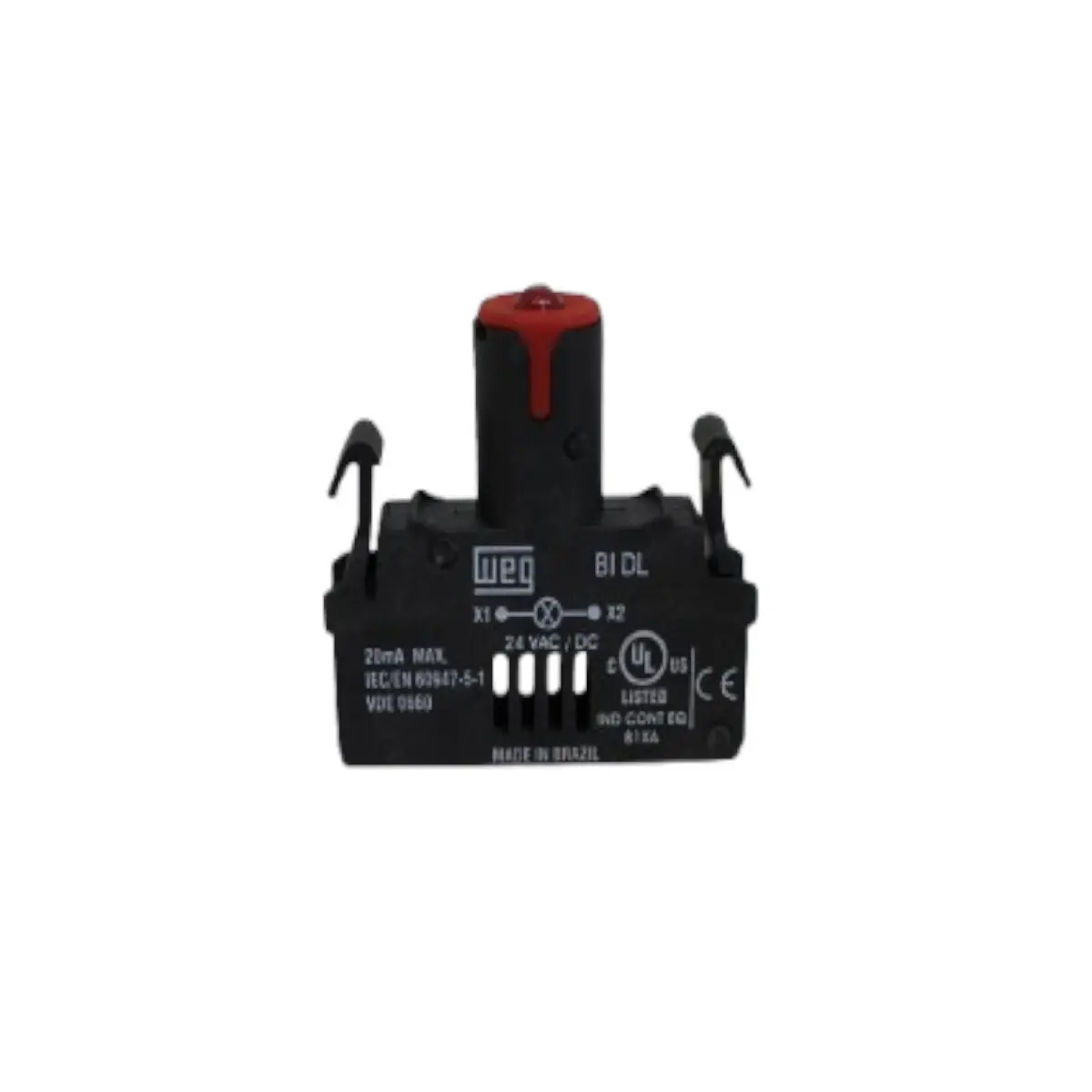 BIDL VERMELHO A Bloco De Iluminação Weg Bidl Vermelho 24vac/dc - Imagem 1