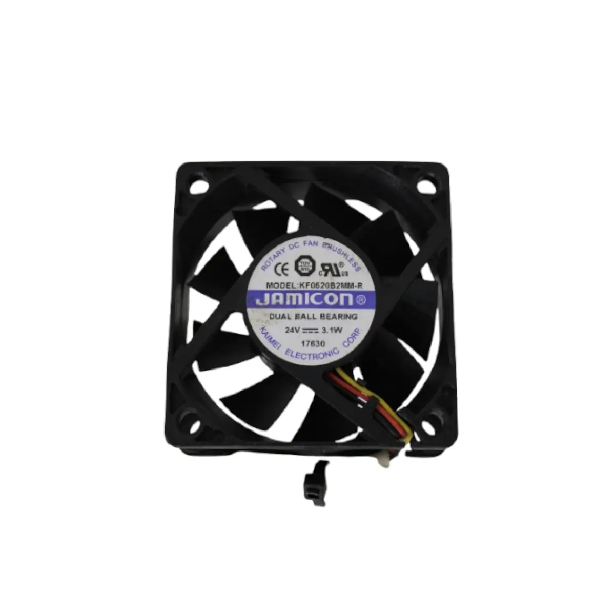 JAMICON KF0620B2MM-R 60X60X20 24VDC 3,1W Mini Ventilador Jamicon Kf0620b2mm-r 60x60x20 24vdc - Imagem 1