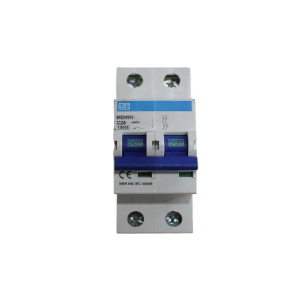 WEG MDWH C25 2P A Disjuntor Mdwh C25 Weg - Imagem 1