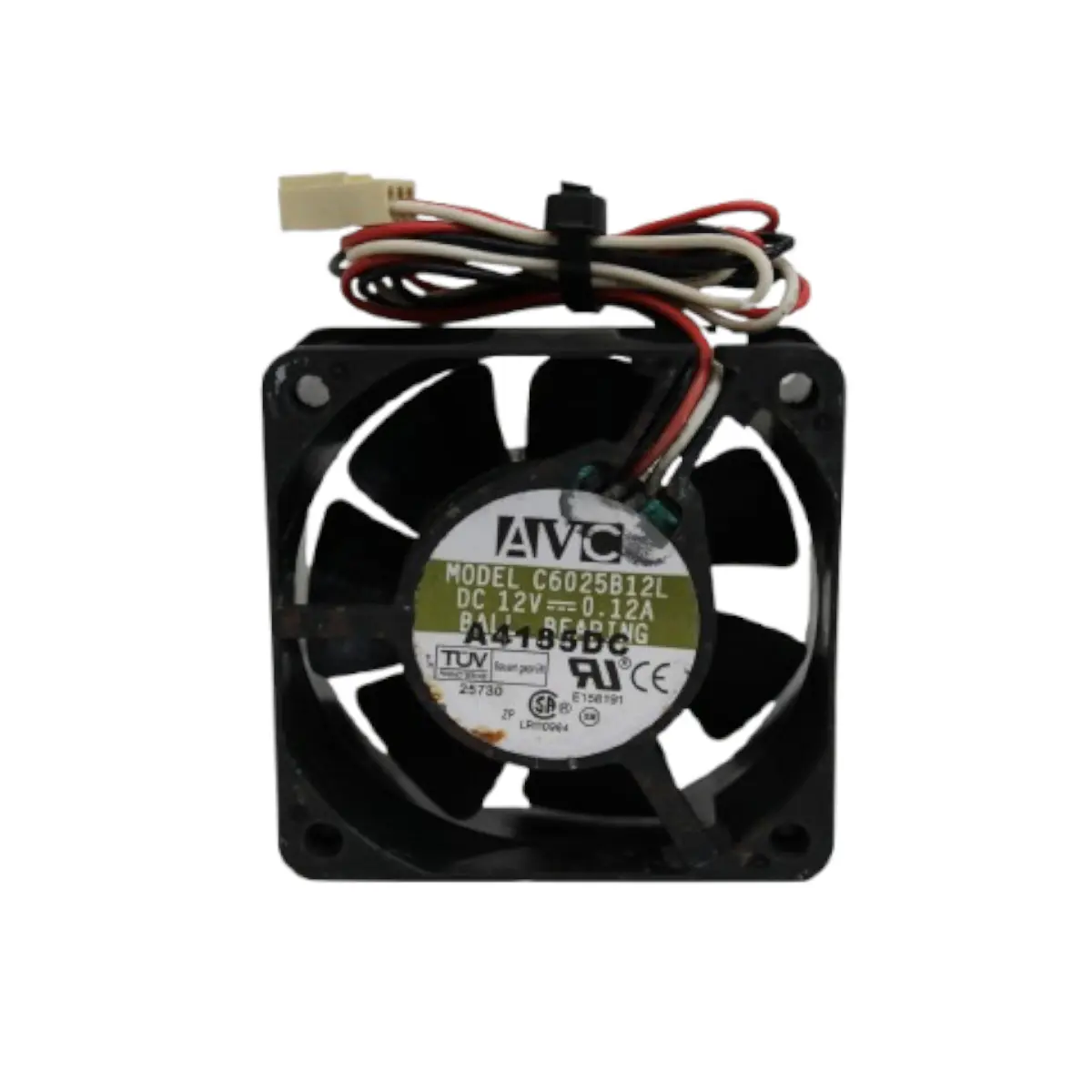 AVC C6025B12L 60X60X25 12VDC Mini Ventilador 60x60x25 Avc C6025b12l 12vdc 0.12a - Imagem 1