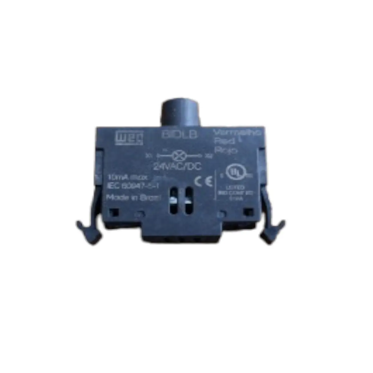 BIDLB VERMELHO 24VAC A Bloco De Iluminação Weg Bidlb Vermelho 24vac/dc - Imagem 1