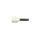 Terminal Tubolar Branco 2mm Por 18mm Comprimento  Kit C/50 - Imagem 2
