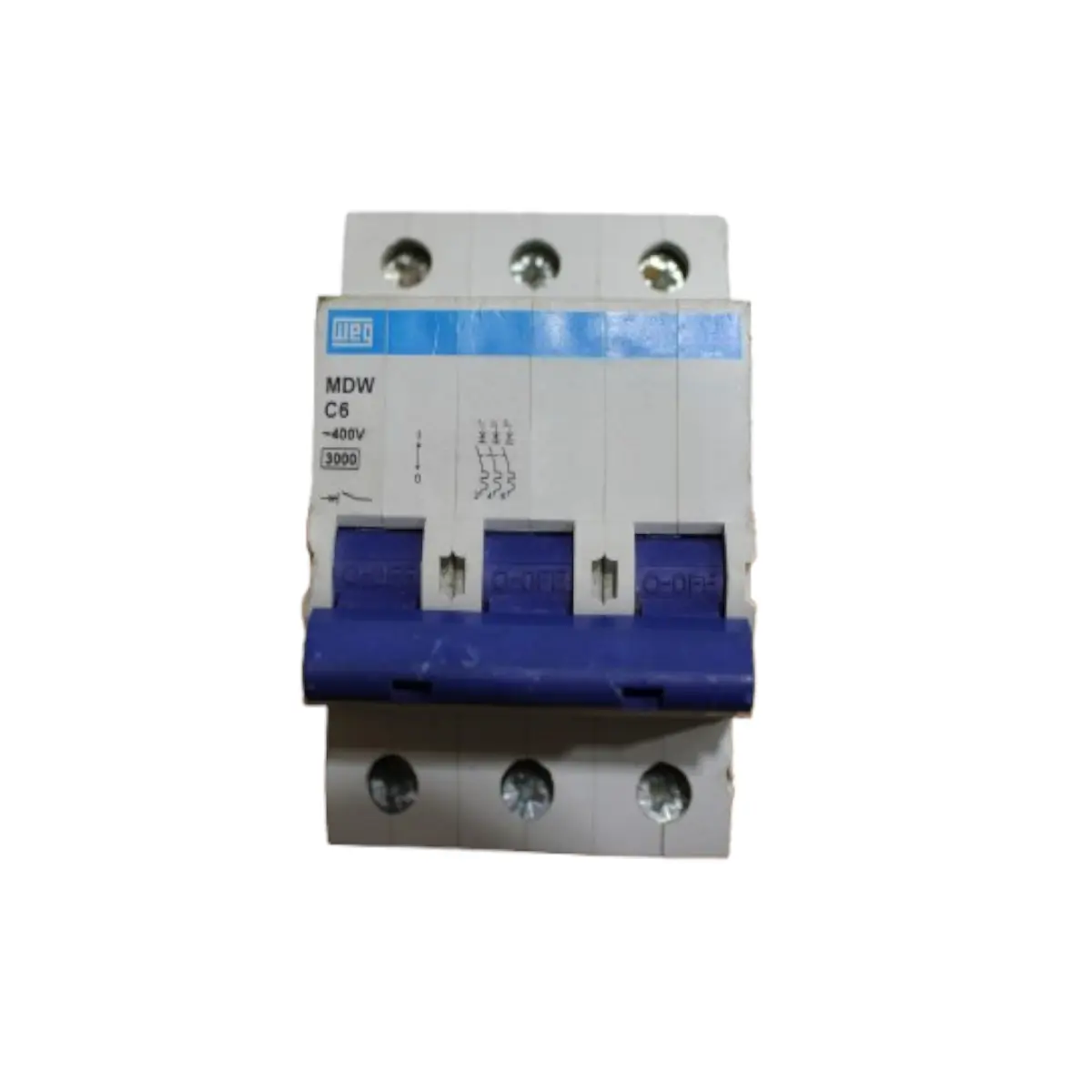 WEG MDW C6 3P A Disjuntor Mdw C6 Weg - Imagem 1