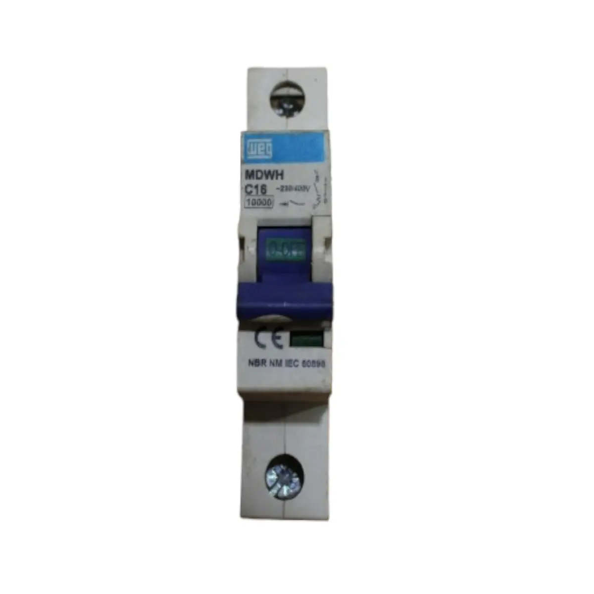WEG MDWH C16 1P A Disjuntor Mdwh C10 Weg - Imagem 1