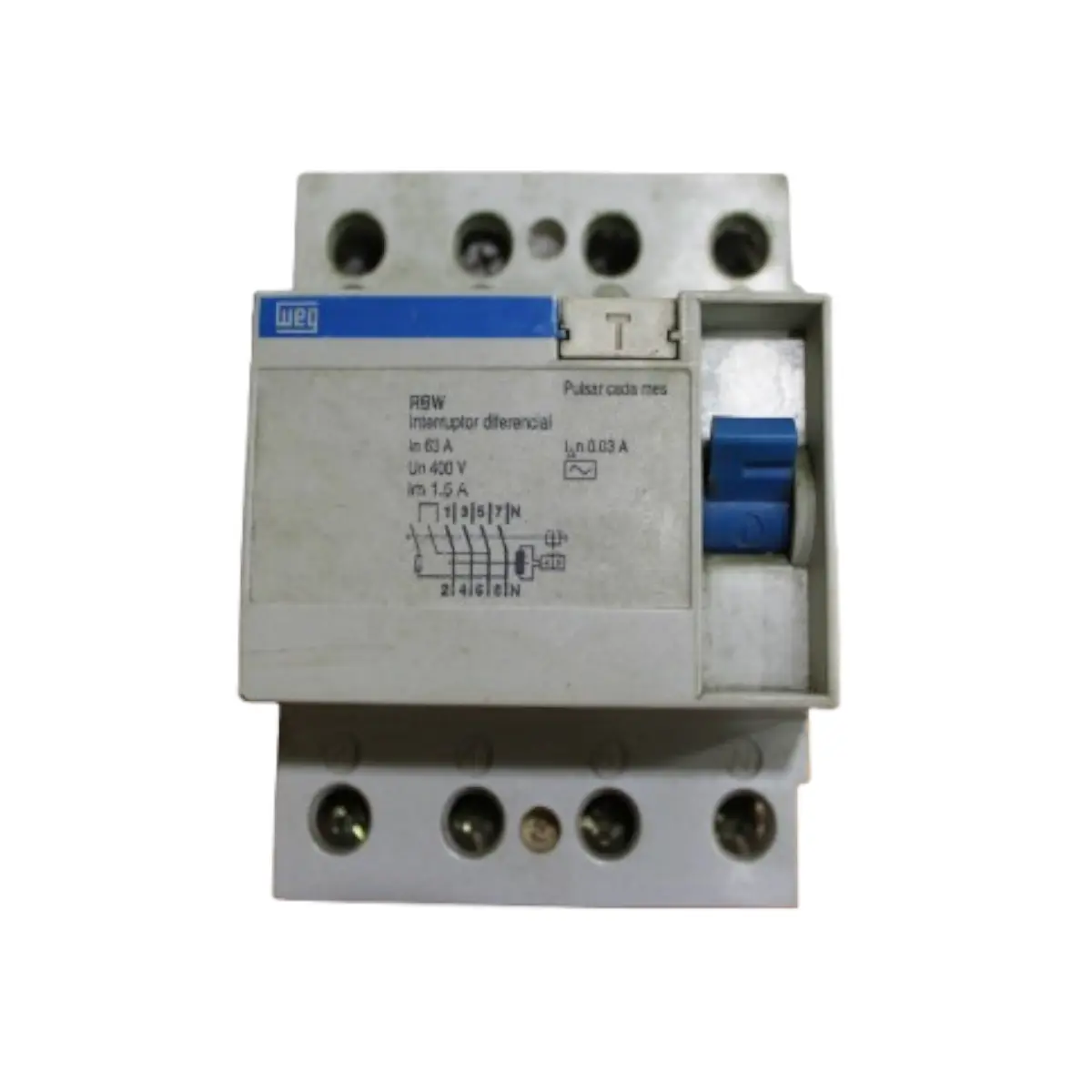 WEG RBW 63A 4P A Disjuntor Rbw 63a Weg - Imagem 1