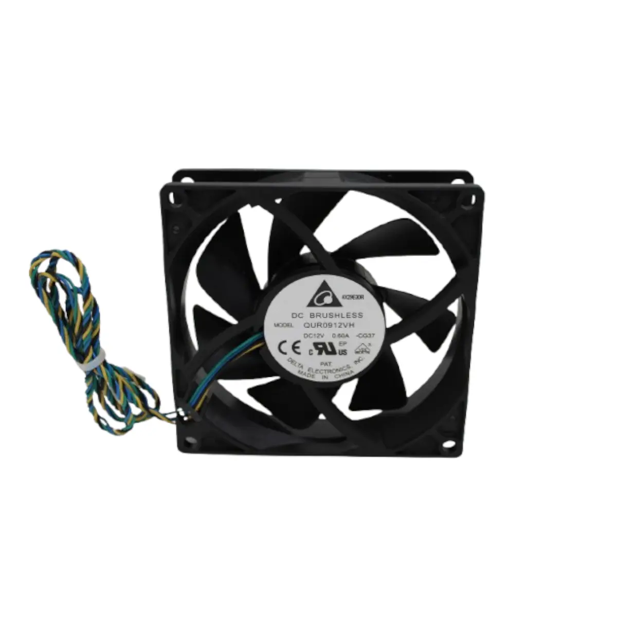 DELTA QUR0912VH 90X90X25 12VDC 0,60A Mini Ventilador Delta Qur0912vh 90x90x25 12vdc 0.60a - Imagem 1