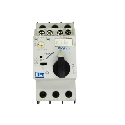 Disjuntor Motor Mpw25- Tripolar Weg 30a (1,6 a 2,5seg)