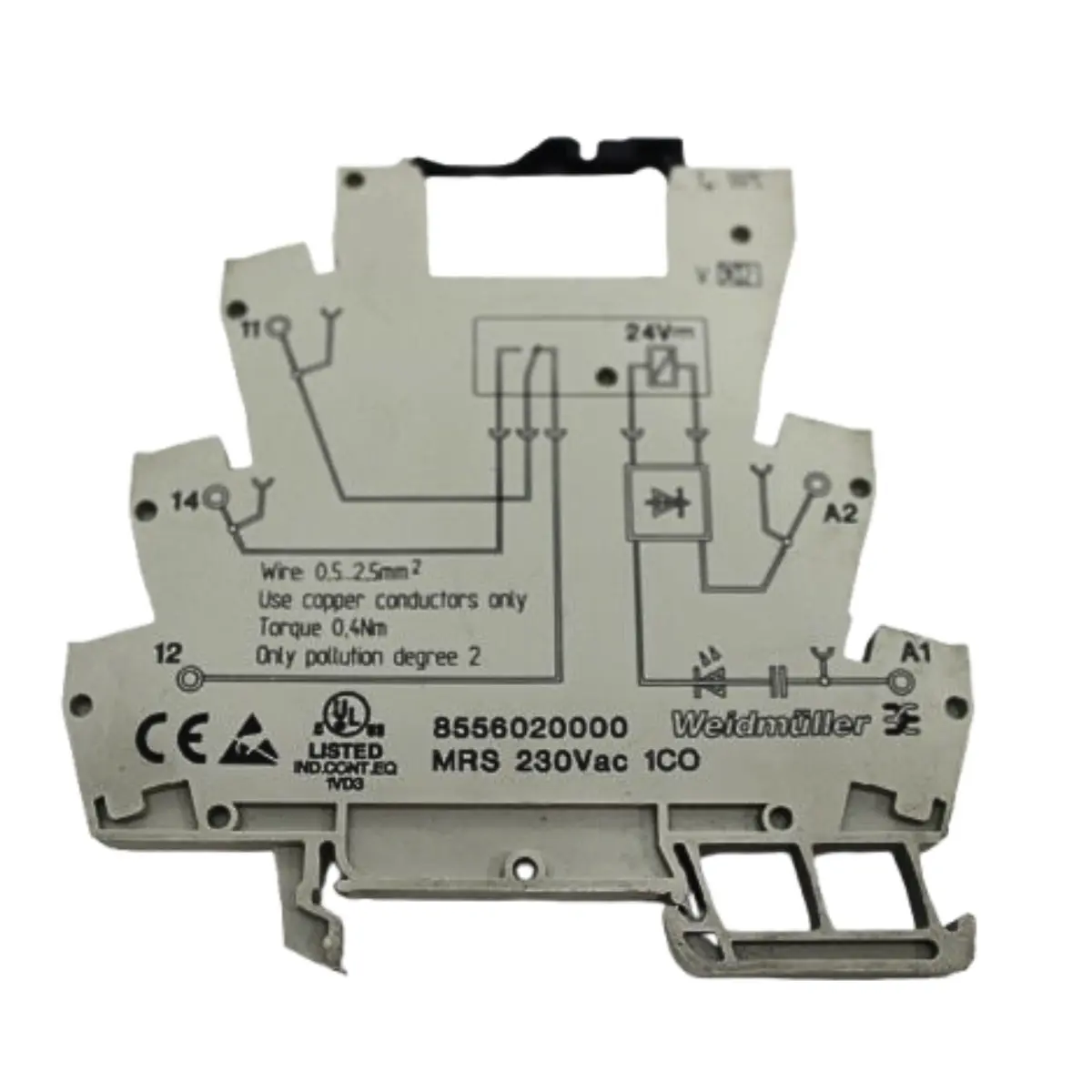 WEIDMULLER (3) Relé De Interface Weidmüller mrs 230v - Imagem 1