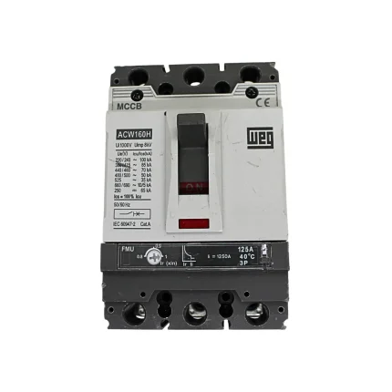 Disjuntor Caixa Moldada Weg Mccb Acw160h 125a